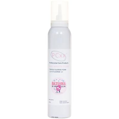 PCxx Topical Foam, 1.23% APF, Bazooka Bubblegum, 4.4 oz, FL-210-FM-BG