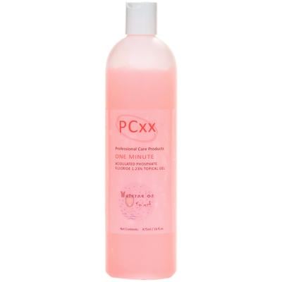 PCxx™ One Minute APF Gel, 1.23% Acidulated Phosphate Fluoride, Watermelon Splash, 16 oz Bottle, NDC 62007-0813-16