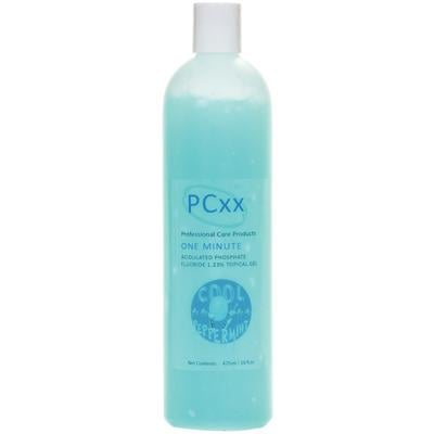 PCxx One Minute APF Gel, 1.23% Fluoride, 16 oz Bottle, Cool Peppermint, FL-500-PT