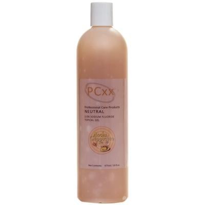 PCxx™ 2.0% Sodium Fluoride Neutral Gel, 16.6 oz Bottle, Mocha Cappuccino, NDC 62007-0829-16