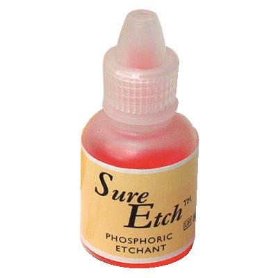 SureEtch 37% Phosphoric Acid Etching Liquid, Red Tint, 10 ml Syringe