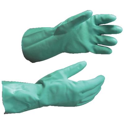Compliance Training Partners Nitrile Utility Gloves, Small, Green, Chemical Resistant, 12 Pairs/Pkg, NUG12S