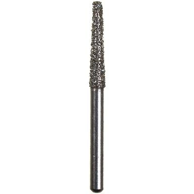 Spring Disposable Diamond Bur, Regular FG, Super Coarse, Black, Cone Flat End, #847, 1.6 mm Diameter, 9 mm Length, 10/Pkg