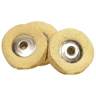 Dixcel Miniature Chamois Buffs, 3/4" Diameter, 12/Pkg