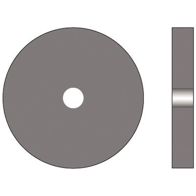 Cratex® Rubber Polishing Wheels, #53, Coarse (C), 100/Pkg