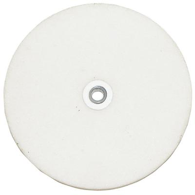 Dixon White Aluminum Oxide Lathe Wheel, 3" x 3/8", 1/4" Leaded Arbor Hole, Single