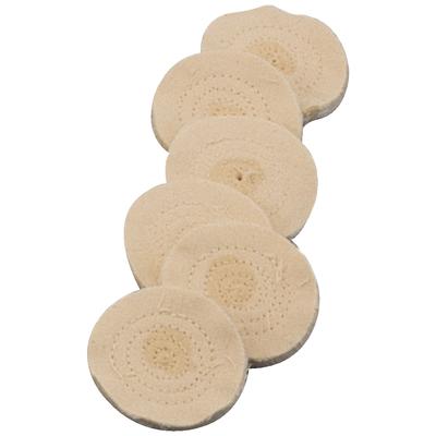 Dixon Miniature Finex Muslin Buff, 16-Ply, 2" Diameter, 4 Row Stitching, 1/Pkg