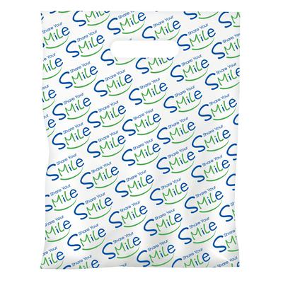 Dental Scatter Bags, Share Your Smile, Blue/Green, 7-1/2" W x 10" H, 100/Pkg