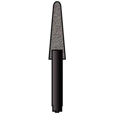 Dentatus Diamond Lamineer Tip, 2-Sided, Black