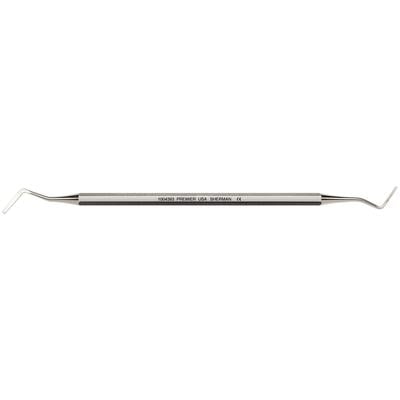Premier Dental Products Cord Packer Instruments – Sherman Packer, Double End, Serrated, Standard Handle, 1/Pkg