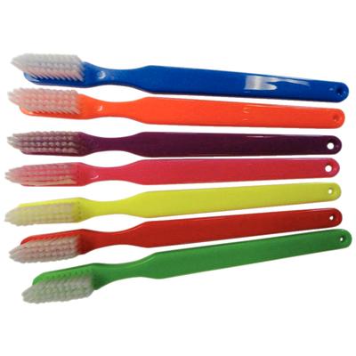 Team Technologies 41 Tuft Soft Toothbrush, Assorted Colors, Adult, Straight Handle, 72/Pkg