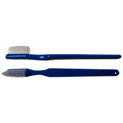 Team Technologies P41 Soft Toothbrush, Adult, Dark Blue, Slip Prevention Grip, 41 Tufts, 72/Pkg