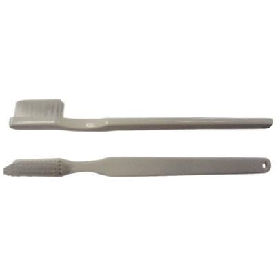 Team Technologies P41 Soft Toothbrushes, Adult, White, Slip Prevention Grip, 72/Pkg