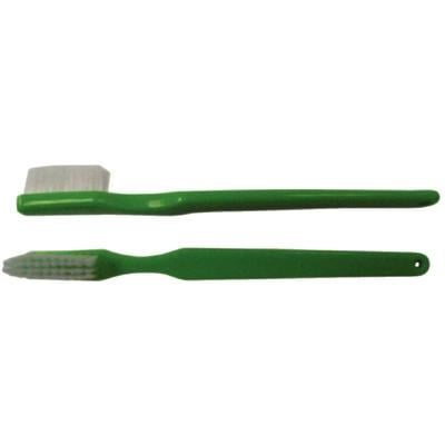 P41 Soft Toothbrushes, Adult, Neon Lime, Slip Prevention Grip, 41 Tufts, 72/Pkg