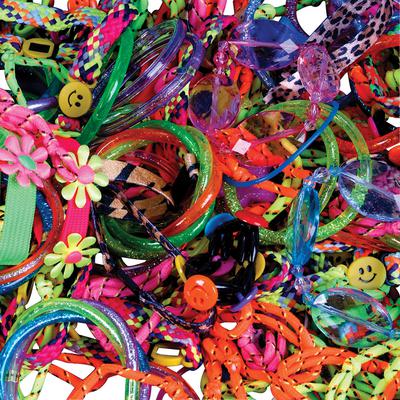 Bracelet Assortment, Assorted Colors & Styles, 72 Pieces/Pkg