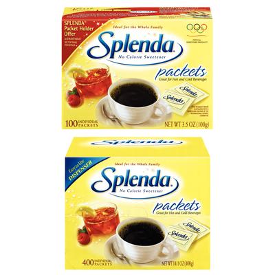 Splenda No Calorie Sweetener Packets, 1.0 g, 100/Pkg, SNH 200025