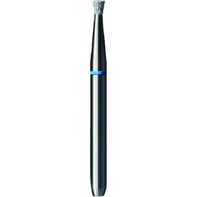 Shofu Pro-Cut Diamond Burs, FG, Medium Grit, Inverted Cone, Blue Ring, 1.4 mm Diameter x 1.4 mm Length, 5/Pkg