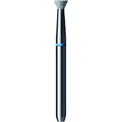 Shofu Pro-Cut Diamond Burs, FG, Medium Grit, Inverted Cone, Blue Ring, 2.4 mm Diameter x 1.6 mm Length, 5/Pkg