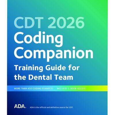CDT 2026 Coding Companion: Training Guide for the Dental Team, 1/Pkg