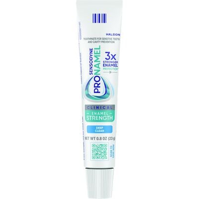Sensodyne Pronamel Clinical Enamel Strength Deep Clean Toothpaste, 8 oz Tube, 50/Pkg
