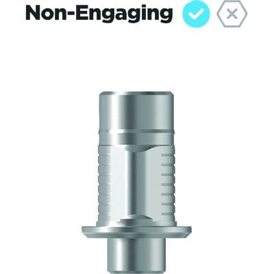 TrueBase Biohorizon Internal Non-Engaging TiBase, 4.5mm Platform, GH1 H5.5