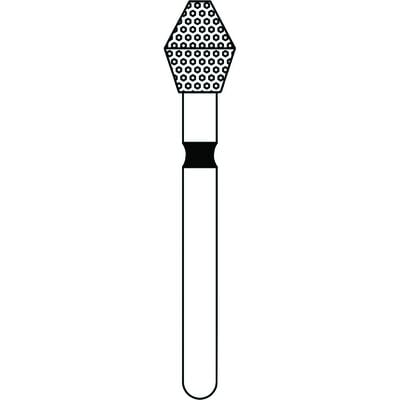 Priva Diamond Diamond Bur, 811-033XC, 5/Pk, P811033XC