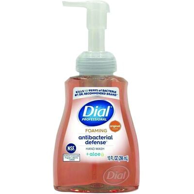 Dial Power Foam Soap, Original Scent, 10 oz Pump Bottle, 8/Pkg
