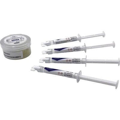 Patterson Clear Hemostatic Gel Standard Kit – 25% Aluminum Chloride, 4 x 1.2 ml Syringes with 8 Stat-Flo Tips