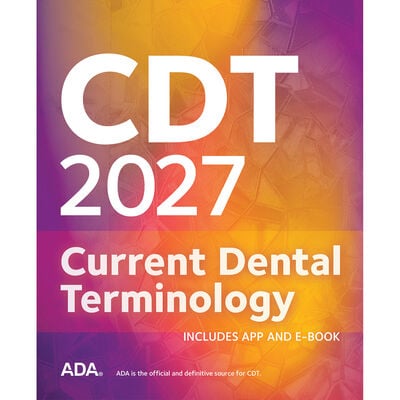 CDT 2027 Dental Procedure Coding Spiralbound Book