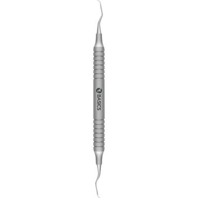 TBS BASICS Mini Curette 1/2 A5 Gracey, #9 Hollow Handle, Double-Ended, Stainless Steel
