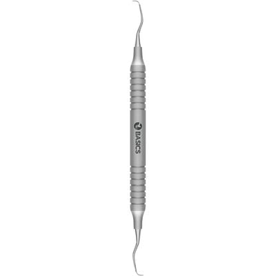 TBS BASICS Curette 1/2 A5 Gracey, #9 Hollow Handle, Double-Ended, Stainless Steel
