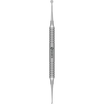 TBS BASICS Surgical Elevator, #2/4 Molt, #9 Hollow Handle, Double End, Stainless Steel, 1/Pkg