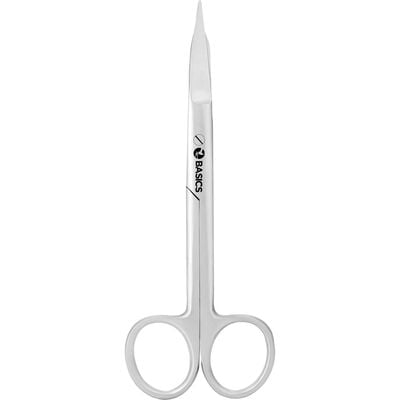 TBS BASICS Goldman-Fox Surgical Scissors, Straight, Serrated, Stainless Steel, 1/Pkg