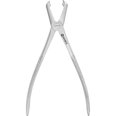FRINGS Extraction Forceps #222, Mandibular Molars, Serrated, Stainless Steel, 1/Pkg