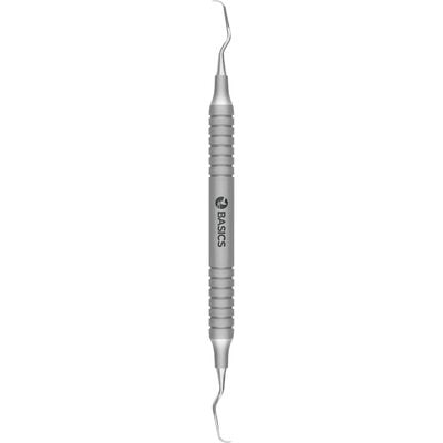 TBS BASICS Gracey Curette 11/12, A5 Tip, #9 Hollow Handle, Double-End, Stainless Steel, 1/Pkg