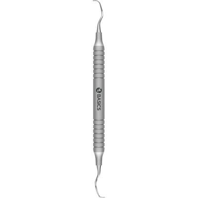 TBS BASICS Curette 15/16 A5 Gracey, #9 Hollow Handle, Double End, Stainless Steel