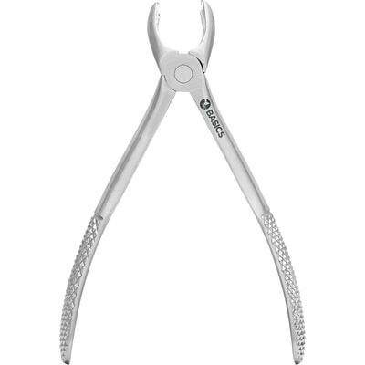 FRINGS Pediatric Extraction Forceps #17SK, Mandibular Primary Molars, Serrated, Stainless Steel