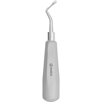 TBS BASICS Root Elevator #3, Twist, Left, Single-End, Diamond-Dusted Handle