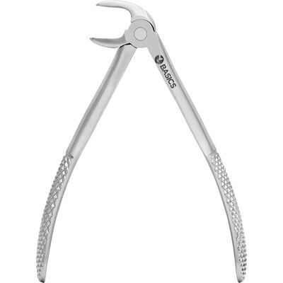 FRINGS Pediatric Extraction Forceps #566, Mandibular Primary Molars, Serrated, Stainless Steel