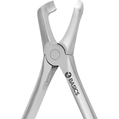 FRINGS Pediatric Extraction Forceps, #222SK, Mandibular Primary Molars, Serrated, Stainless Steel, 1/Pkg
