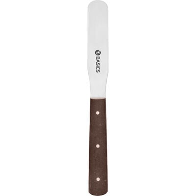 TBS BASICS Plaster Spatula, Single End, Narrow, Stainless Steel, 1/Pkg