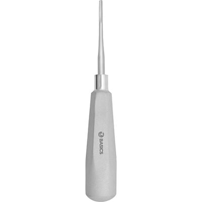 TBS BASICS Root Elevator, 3 mm, Straight, Single End, Diamond-Dusted Handle