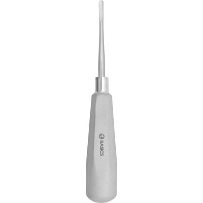 TBS BASICS Root Elevator, 4 mm, Straight, Single End, Diamond-Dusted Handle