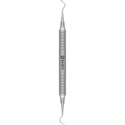 TBS BASICS Universal Curette 13/14 McCall, #9 Hollow Handle, Double End, Stainless Steel