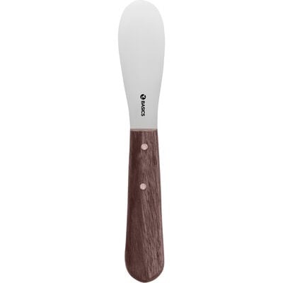 TBS BASICS Plaster Spatula, Single End, Wide, Stainless Steel, 1/Pkg