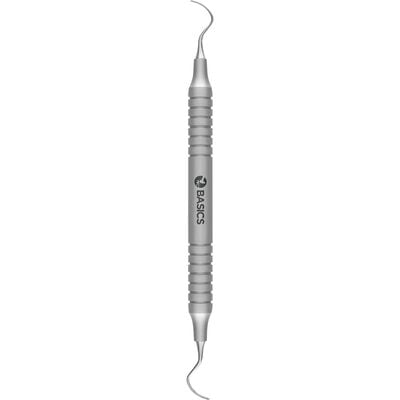 TBS BASICS Universal Curette, 6mm Gracey, #9 Hollow Handle, Double End, Stainless Steel, 1/Pkg