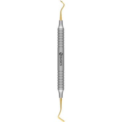 TBS BASICS Flexi-Thin Composite Contouring Instrument, Paddle & Carver, #9 Hollow Handle, Double End