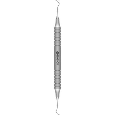 TBS BASICS Universal Curette 13/14 Columbia, #9 Hollow Handle, Double End, Stainless Steel