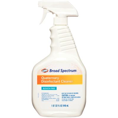 Clorox® Broad Spectrum Quaternary Disinfectant Cleaner Spray, 32 oz Spray Bottle, Ready-to-Use