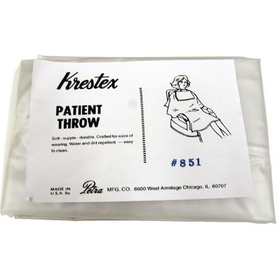 Krestex Clear Plastic Patient Apron, Knee Length, 27" x 44", 1/Pkg